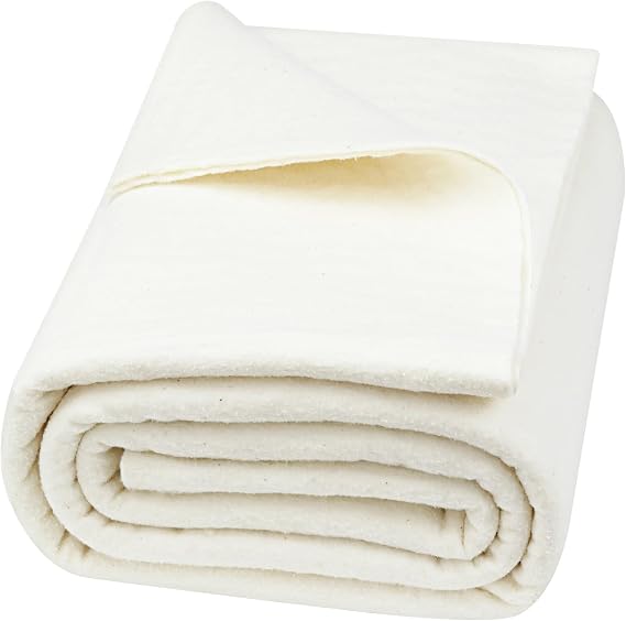 47" x 59" Grinding Natural Cotton Quilt Batting, Quilt Batting for Quilts | 200g/m2, Purely Natural Quilt Batting for Quilts, Potholders, Backing and Wearable Arts, Soft and Thick, Warm Comfortable