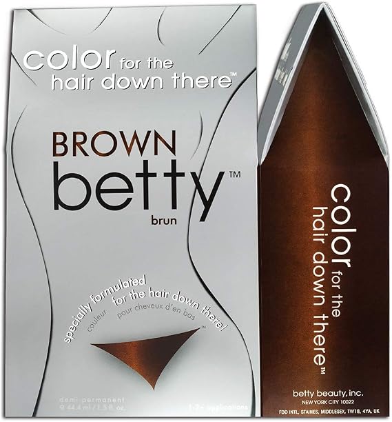 Betty Beauty Brown Betty - Color for the Hair Down There Hair Coloring Kit