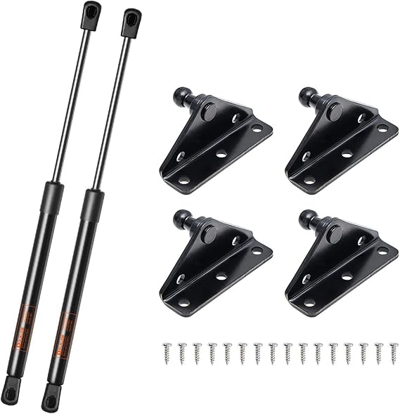 36 inch 100 lb Gas Strut 2PCS and 10mm Mounting Bracket 4PCS