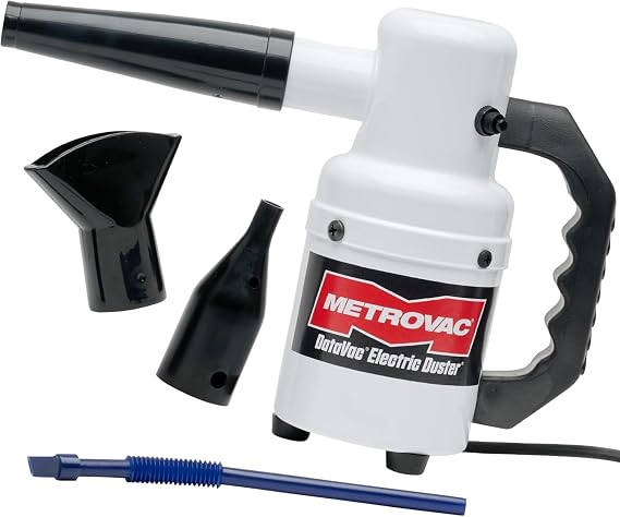 METROVAC DataVac Electric Duster - White - Computer Cleaner/Computer Duster - 220V / UK