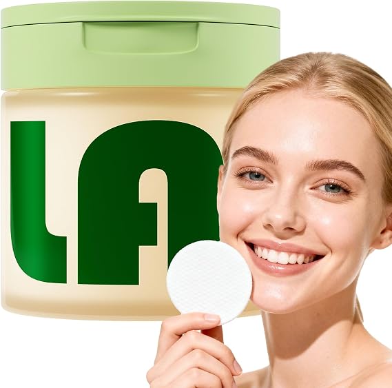 100 Count Toning Polish Pads, Skincare Toner Pads for Dark Spots, Wrinkles & Dull Skin - Hydrating Facial Treatment with Snail Mucin, Niacinamide, Peptides & Centella