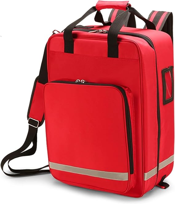 First Responder Bag Trauma Backpack Empty, Professional with Multiple Pockets(Navy Blue)