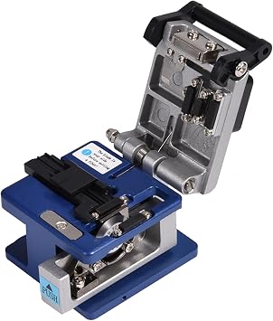 Fiber Optic Stripping Tool Kit - FTTH Splicing Splice Fiber Optic Stripping Tool Kit Set With Fiber Cleaver FC-6S for Optical Fiber Network Maintenance