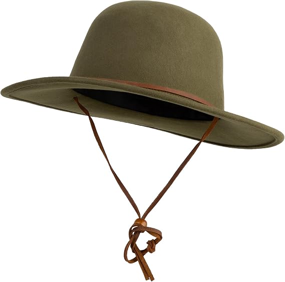 Jeanne Simmons Round Crown Wool Felt Hat