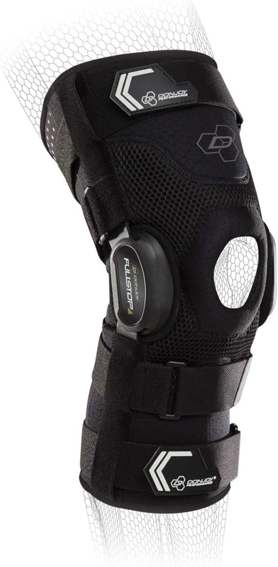 DonJoy Performance BIONIC FULLSTOP ACL Knee Brace Small, Black