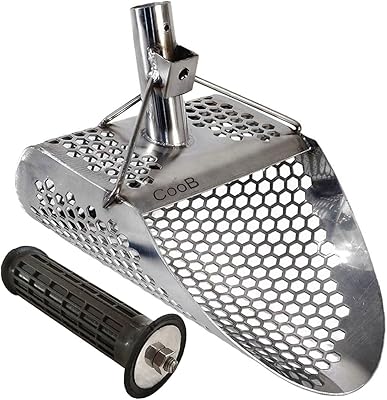 CooB Universal Sand Scoop MetalDetector Tool, Stainless Steel Shovel Scoop for Metal Detecting 2.0mm