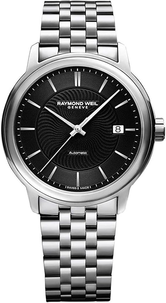 Raymond Weil Men's 2237-ST-20001 Maestro Analog Display Swiss Automatic Silver Watch
