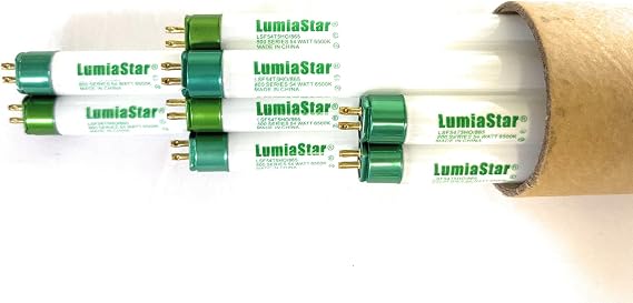 8 Pack of F54T5HO/865 Tube Light Bulb, Full Sun Light, 5000 Lumens High Output, Perfect for You 4FT T5 Grow Light Bulb, Great for Veg Growing Stage of Indoor Gearden Plant.