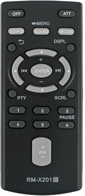 Allimity RM-X201 RMX201 Replace Remote Compatible with Sony FMAM Compact Disc Player CDX-M20 CDX-GT270MP CDX-GT570UP CDX-GT470UM CDX-GT575UP CDX-GT57UPW CXS-M2016 CDX-GT260MP CDX-GT360MP CDX-GT310MP