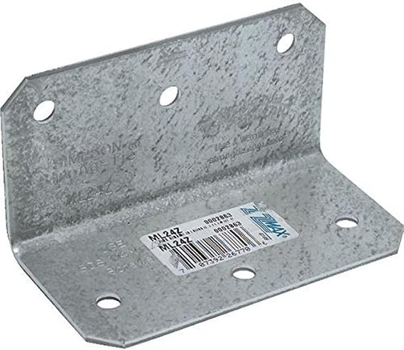 Simpson Strong-Tie ML24Z ML 2 in. x 4 in. 12-Gauge ZMAX Galvanized Medium L Angle (Pack of 15)