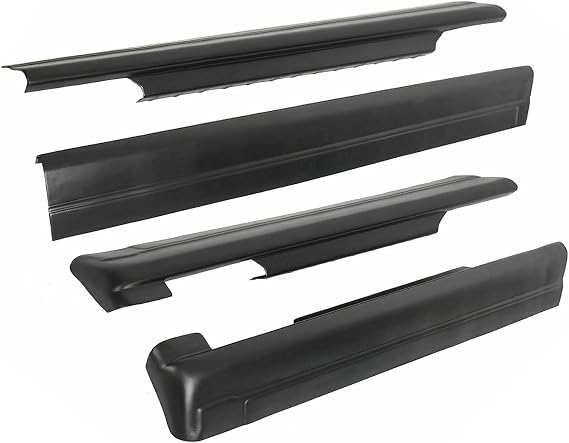Rocker Panel Guard Crew Cab Compatible with 1999 2000 2001-2006 GMC Sierra Silverado