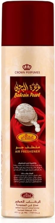 Al Rehab Bahrain Pearl - Fruity, Floral, Sweet, Musky - Air Freshener Spray, 10.15 Ounce / 300 ml