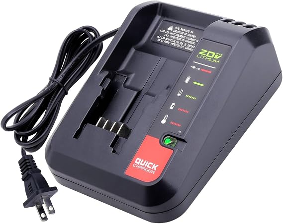 20V Quick Charger Compatible with Porter Cable 20V Battery Charger PCC692L