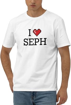 Funny T-Shirts for Men I Love Seph T Shirt Funny Tee Shirts Color : Colour, Size : Medium