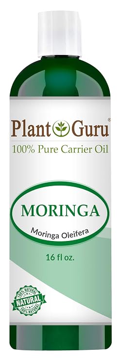 Moringa Seed Oil 16 oz. Cold Pressed 100% Pure Natural - Skin, Body And Face. Great for Hair & More!