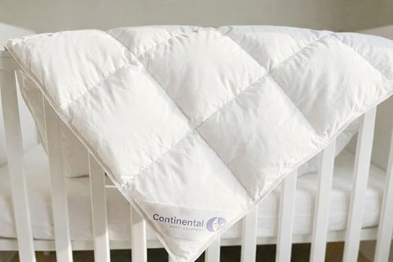 Serenity Toddler Down Comforter 700 Fill Power White Down Duvet Insert 100% Cotton Shell White, 39x47