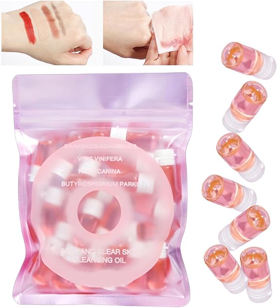 Mini Makeup Remover | Cleansing Oil for Beauty,Daily Makeup Remover - for Travel Home Camping Gym Road Trip Hotel Shower Commuting
