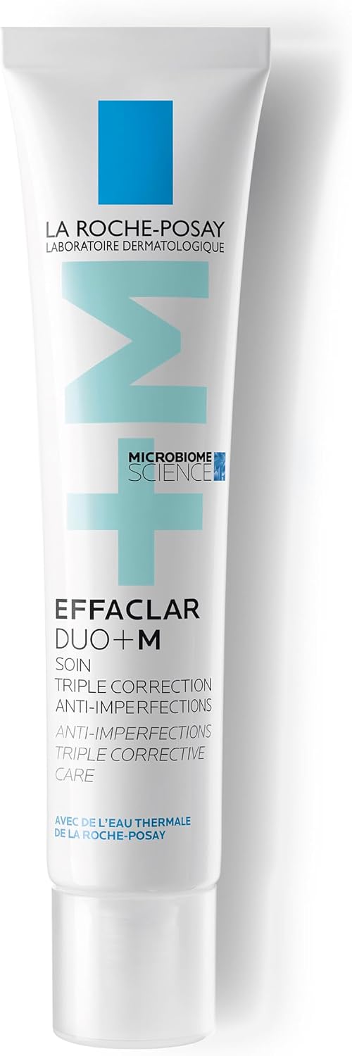 La Roche-Posay Effaclar Duo+M, Anti-Breakout Corrective Gel Moisturiser With Salicylic Acid & Niacinamide, Anti-Imperfections Triple Corrective Care, For Oily Blemish-Prone Skin, 40ml