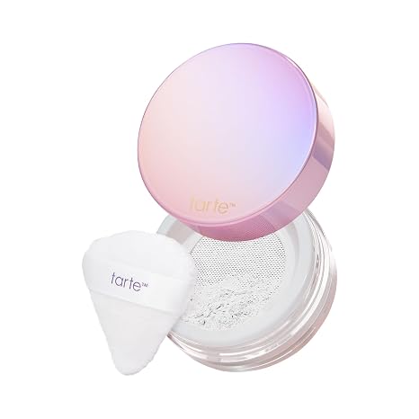 tarte creaseless setting powder Loose Face Powder, Lightweight Oil-Absorbing Formula for Longwear Finish, Vegan & Cruelty Free