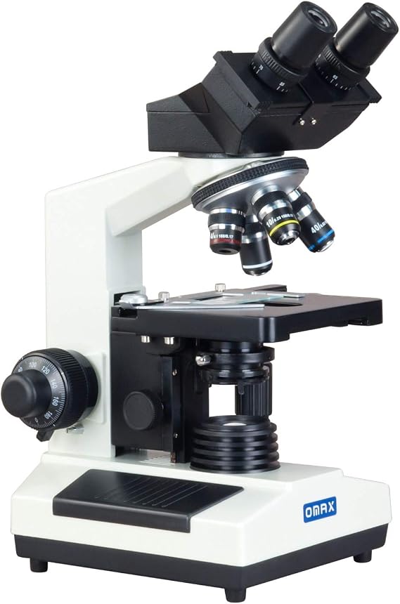 OMAX M827 1000X Research Compound Binocular Microscope with Halogen Light