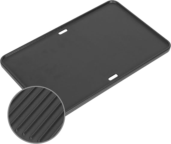 Cast Iron Grill Griddle for Weber Go-Anywhere Charcoal and Gas Grill