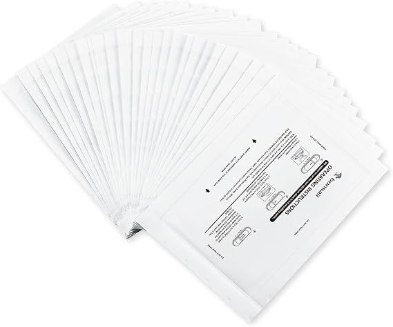 Bonsaii Paper Shredder Lubricant Sheets, 24-Pack (8.4 x 5.9 inch/piece)