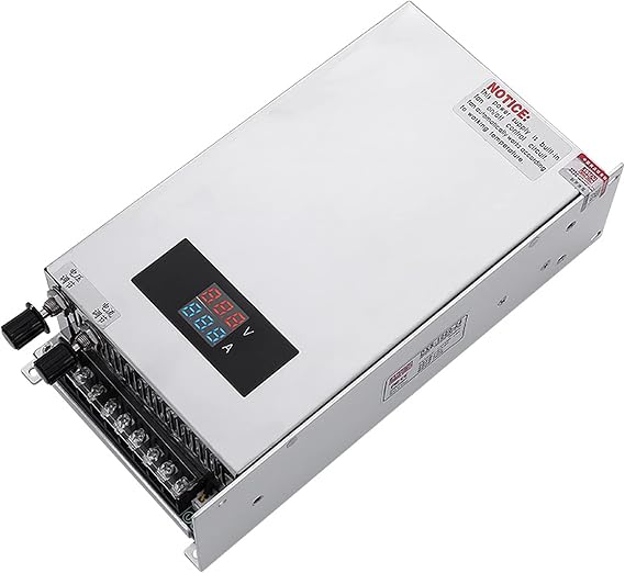 48V 20A 1000W Switching Power Supply Adapter AC 110V to DC 48V Transformer Adapter Aluminum Alloy Industrial Power Supply Transformer for PLC Control Systems LED Power Supplies