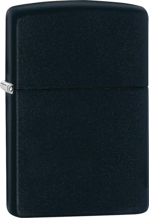 Zippo 218 Classic Black Matte Pocket Lighter