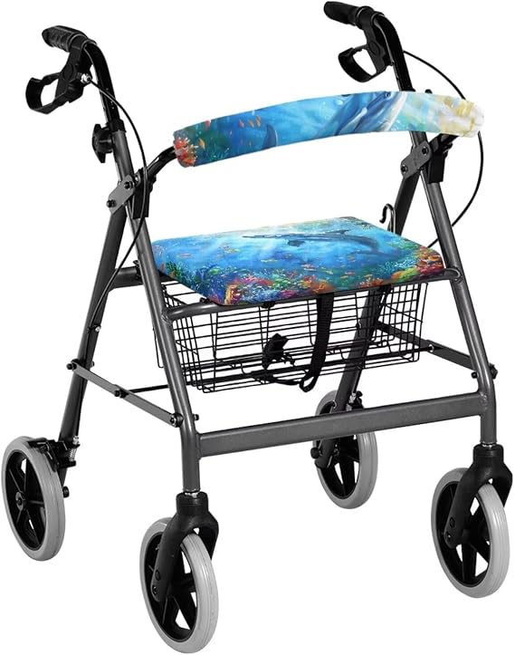 LedBack Walker Accessories Sea Dolphin Walker Seat Cover Walkers, Rollators & Accessories for Walkers for Seniors Rollator Seat Cushion