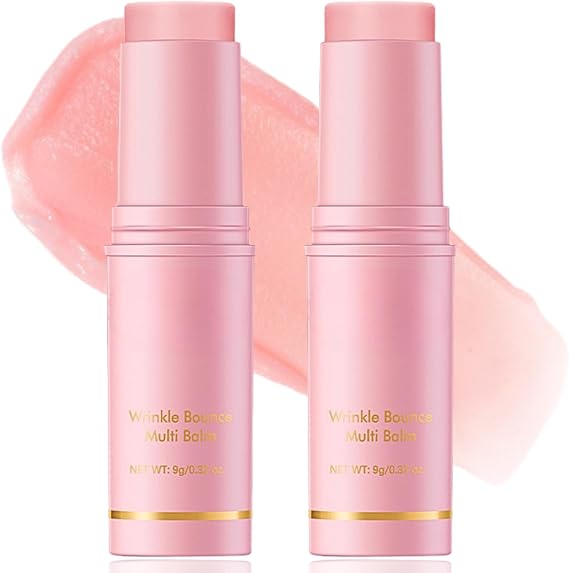 2PCS Wrinkle Multi Collagen Wand – Deep Wrinkle Filler Collagen Stick for Face,Lip – All-in-One Moisturising Balm for Women – Lifting, Tightening & Firming Night Care for Fine Lines