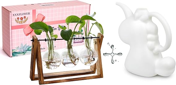 FLOWER Plant Terrarium+Unicorns Indoor Watering Can