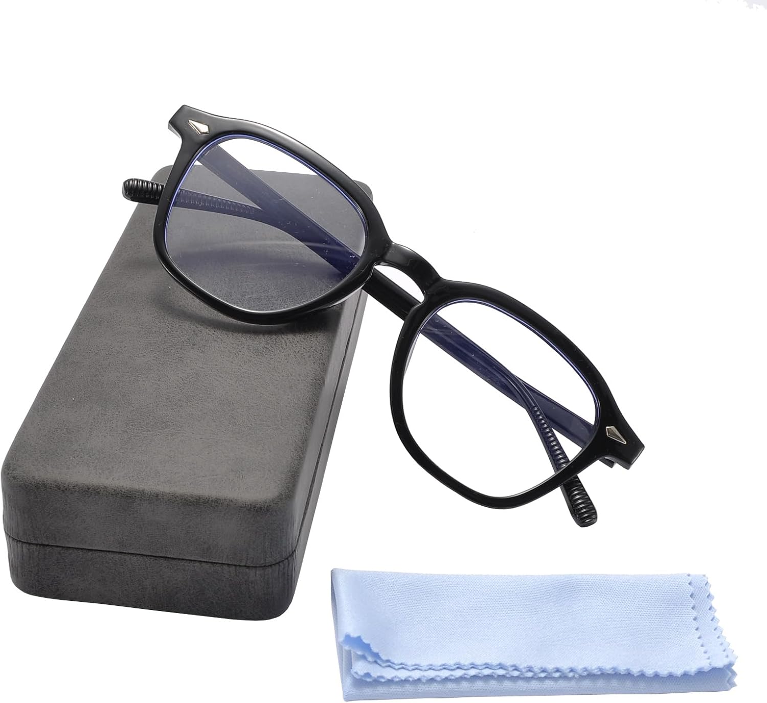 Blue Light Blocking Glasses frame polygon Computer Gaming Glasses Frame for Women Men