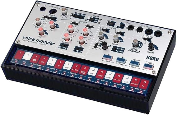 Korg Volca Modular Semi-Modular Analog Synthesizer and 16-Step Sequencer (Open Box)