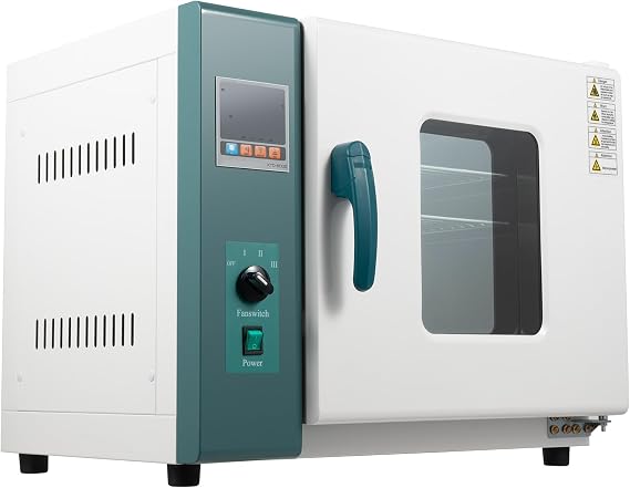 Lab Industrial Digital Forced Air Convection Drying Oven,110V 1000W Professional Constant Temperature Blast Drying Box, 12Gallon Large Capacity Lab Thermostatic Incubator Oven For Mining Enterprises