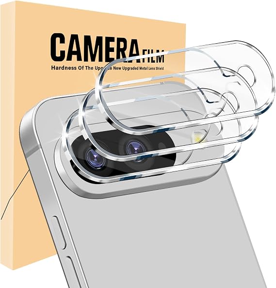 3 Pack for Google Pixel 9 Camera Lens Protector | Tempered Glass 9 Hardness,Anti-Scratch High Definition Camera Screen Protector for Pixel 9