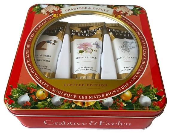 Crabtree & Evelynn Hand Therapy Gift Set Tin