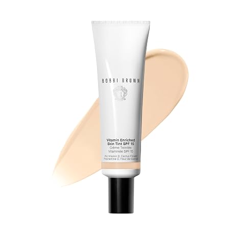 Bobbi Brown Vitamin Enriched Skin Tint SPF 15 | Broad Spectrum SPF Skin Tint | Hydrating Tinted Moisturizer | Vitamins B, C, E, 1.7 Fl Oz