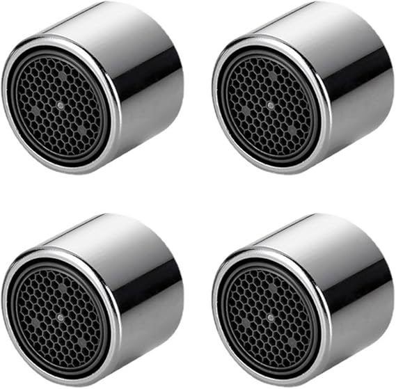 4 adet 22 mm musluklar için perlatör, M22 musluk, süzgeç, musluk, havalandırıcı, musluk filtresi, iç dişli havalandırıcı, contalı, mutfak ve banyo için
