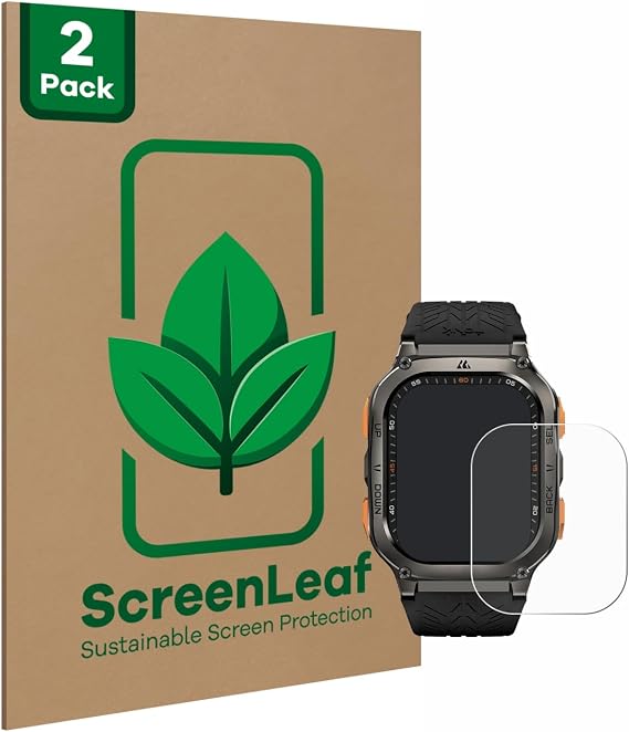 (2 Pack Screen Protector Compatible with Kospet Tank M3 Ultra [Sustainable Screen Protection, Clear, Anti-Scratch]