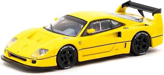 Tarmac Works F40 LM Yellow Road64 Series 1/64 Diecast Model T64R-075-YL