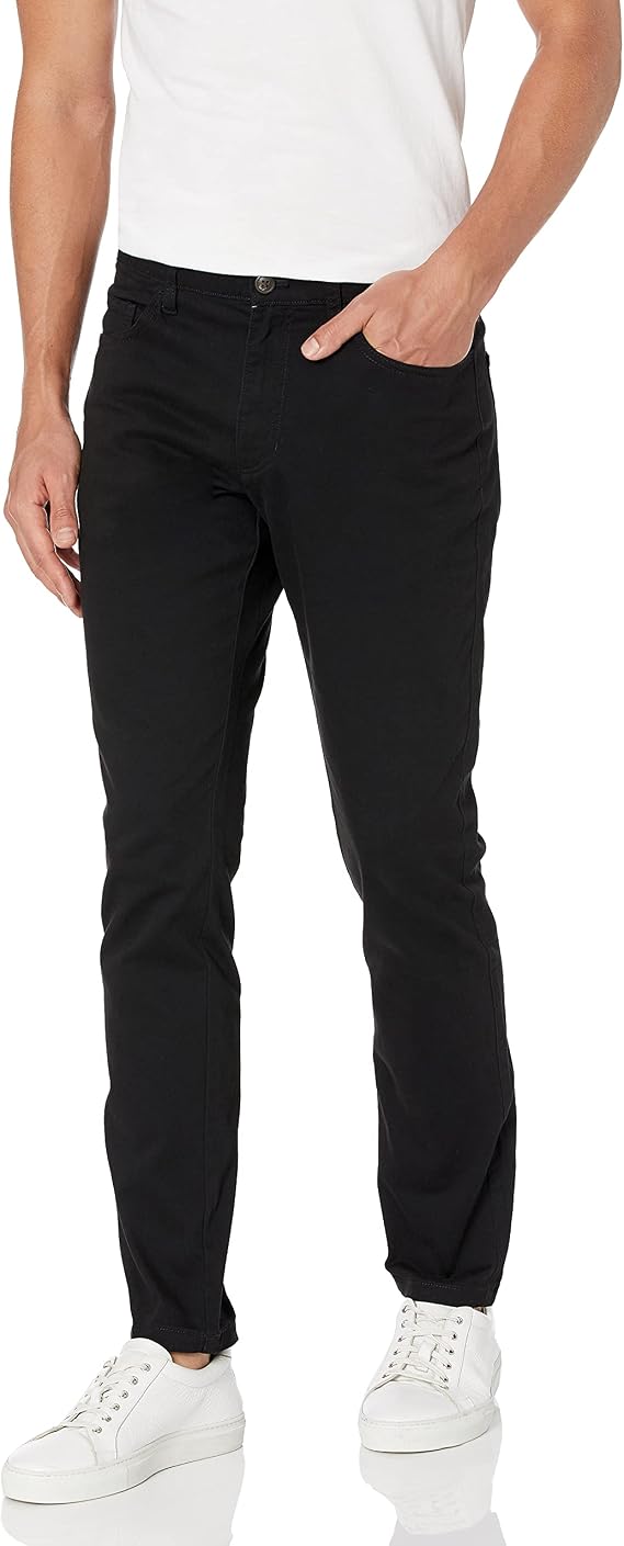 Amazon Essentials Men's Skinny-Fit 5-Pocket Stretch Twill Chino Pants