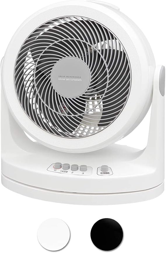 Iris Ohyama PCF-HM23-W Circulator, Quiet, Left & Right Oscillation, 20 tatami mats, Powerful Blowing, White