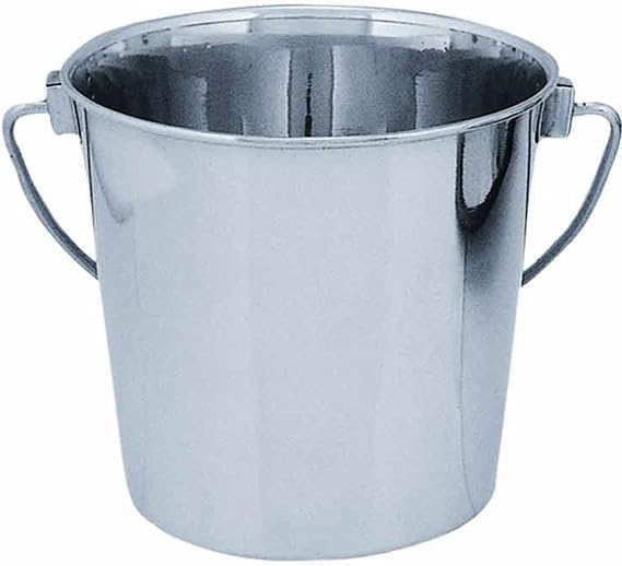 QT Dog - Stainless Steel Round Bucket - 9 QT