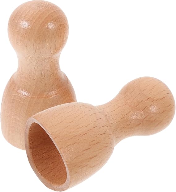 Portable Massager 2pcs Tools Wood Cupping Suction Cupping Cups Body Massaging Use Massaging Cup Wooden Scraping Tablets Massage Portable Massagers