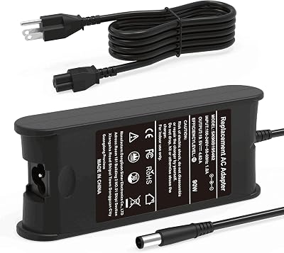 90W 65W AC Adapter Laptop Charger for Dell Latitude E6430 E6440 E6410 E6420 E6400 E6500 E6520 E6530 E6510 E6230 E6330 E5540 E5430 E7250 E7440 LA65NM130,Latitude 5480 7280 7490 Listed Power Adapter