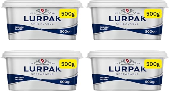 Spreadable Slightly Salted Lurpaks (4x500g)