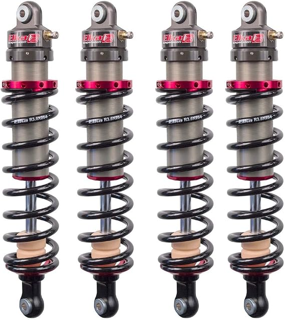 ELKA Suspension Stage 1 Front & Rear Shocks Compatible With Yamaha Rhino 700 2004-2013