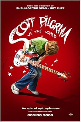 PosterOffice Scott Pilgrim Vs. The World Movie Poster Size 24x36 60.96 x 91.44 cm An Authentic Print with Holographic Sequential Numbering
