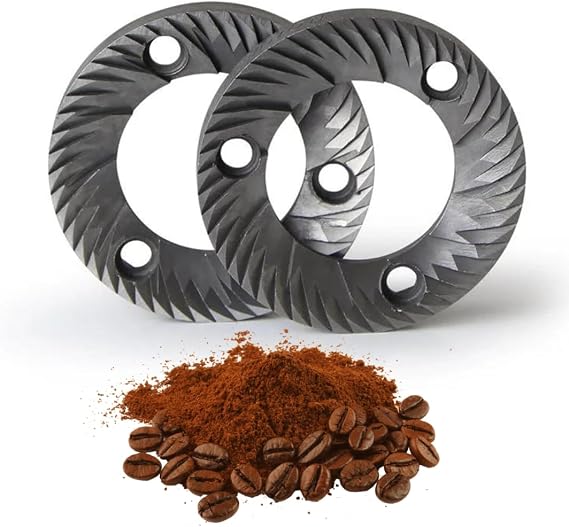 Fiorenzato 64mm Burr Set Suitable For F64 EVO Coffee Grinder, Coffee Grinder Replacement Burrs, Grinder Burrs, Standard, Silver