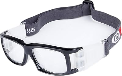 Sports Basketball Goggles Safety Protective Glasses Eyewear for Adults Youth Football Volleyball Hockey Rugby Black